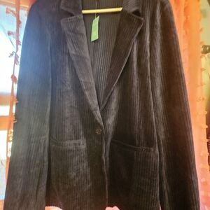 Maurices Navy Corduroy Blazer